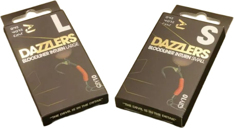 Mansoane ONE MORE CAST Tackle Dazzlers Bloodliner Inturn, Small, Red, 10buc/pac