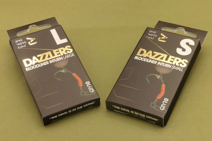 Mansoane ONE MORE CAST Tackle Dazzlers Bloodliner Inturn, Small, Red, 10buc/pac