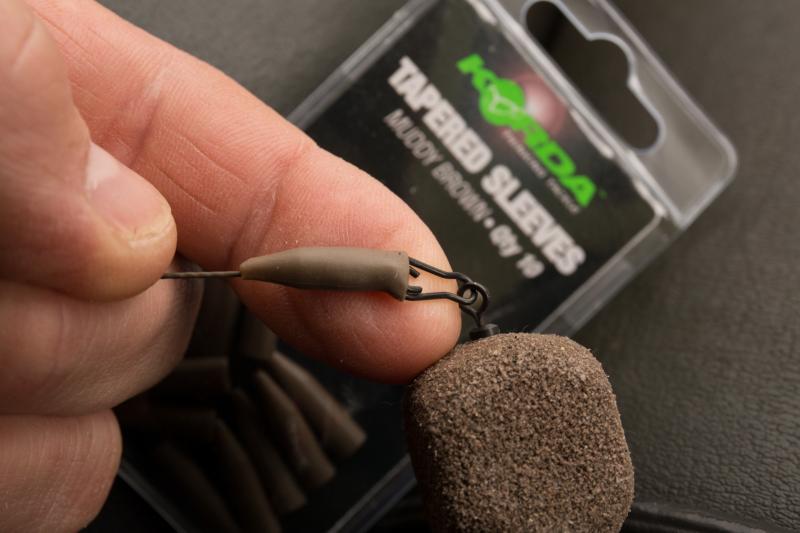 Manson Protectie Agrafa / Vartej Korda Tapered Silicon Sleeves, 10buc/plic, Weedy Green