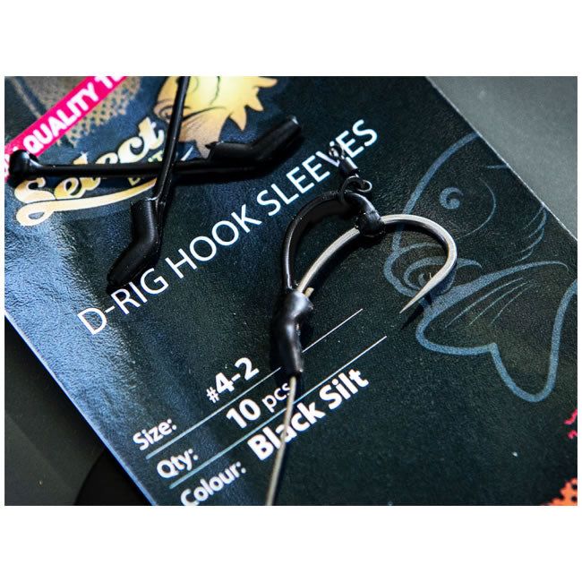 Manson Select Baits D-Rig Hook Sleeves, nr.6-8, 10buc