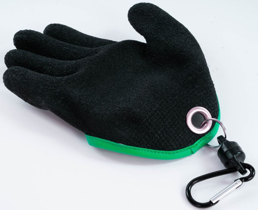 Manusa Zfish Catfish Glove, Black-Green
