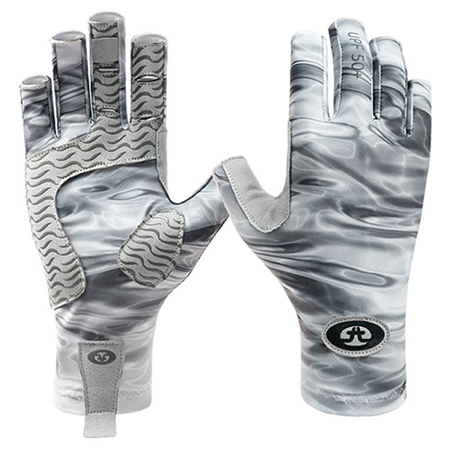 Manusi Flying Fisherman Sunbandit Pro Series Gloves Gray Water L-