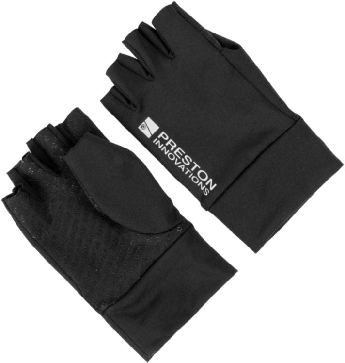 Manusi PRESTON Lightweight Gloves, Small-Medium, Black