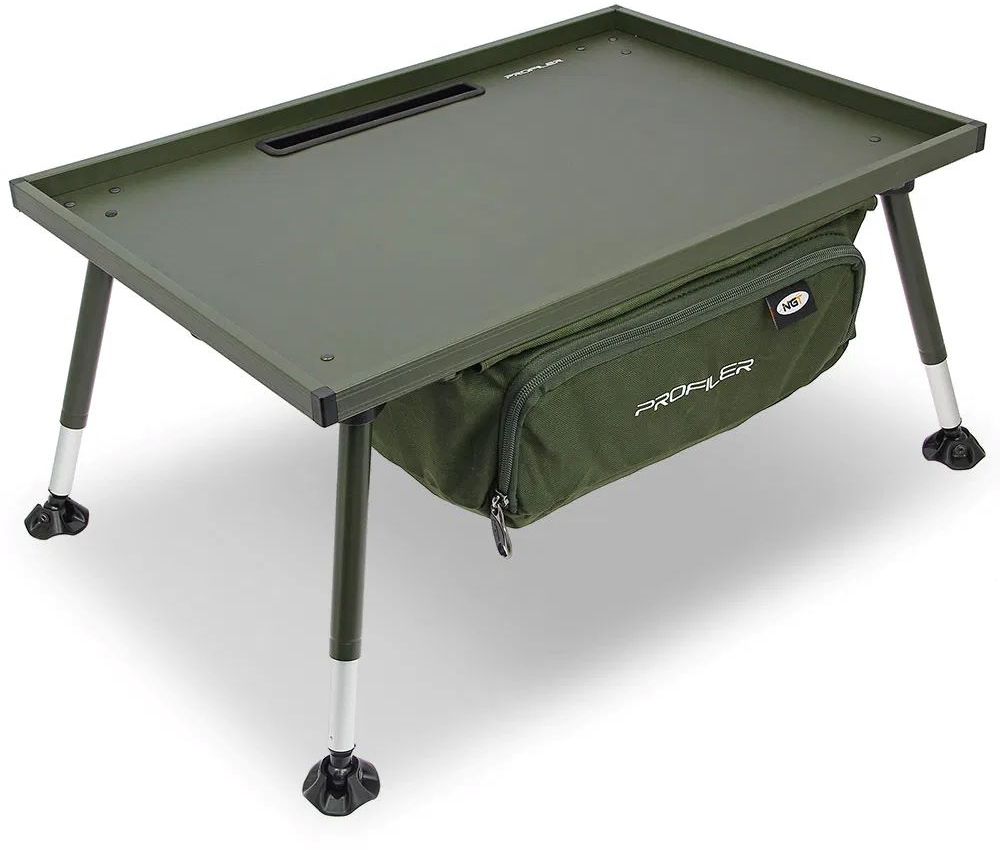 Masa Monturi NGT Profiler Bivvy Table Cu Organizator, 40x58x25-37cm