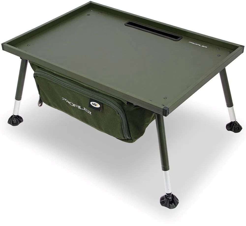 Masa Monturi NGT Profiler Bivvy Table Cu Organizator, 40x58x25-37cm