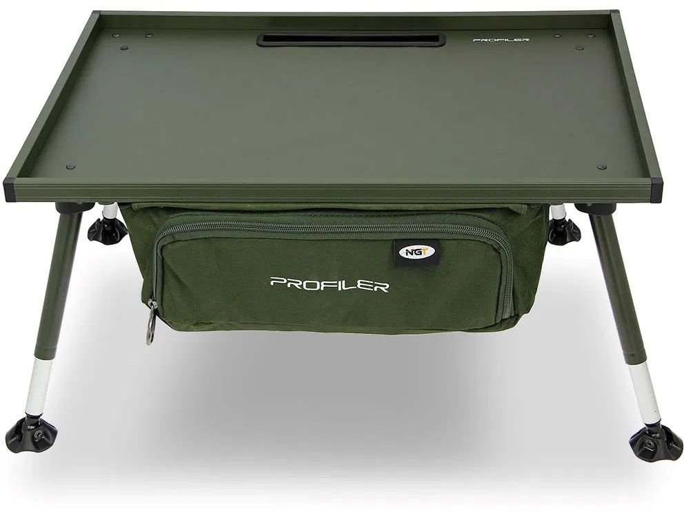 Masa Monturi NGT Profiler Bivvy Table Cu Organizator, 40x58x25-37cm