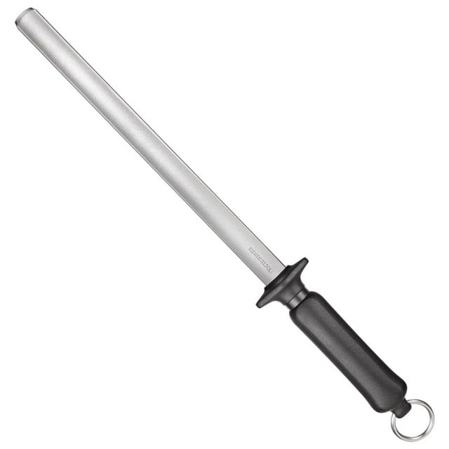 Masat diamantat Victorinox Coated Sharpening Steel, 26cm, Negru