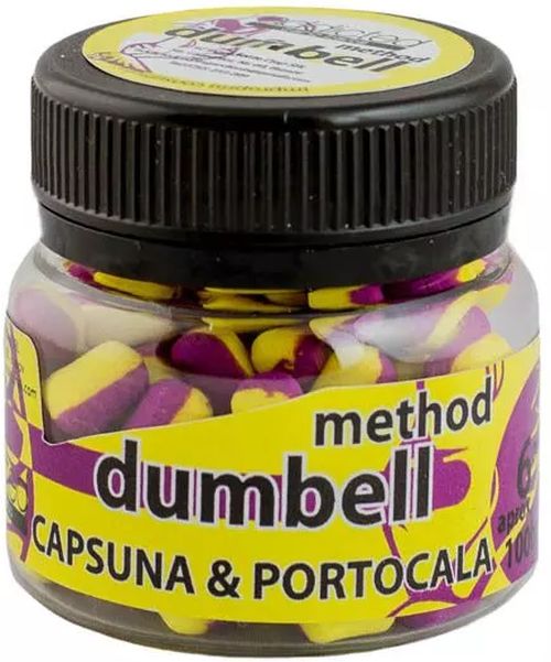Method Dumbell Carp Baits Addicted, Capsuna Portocala, 6mm