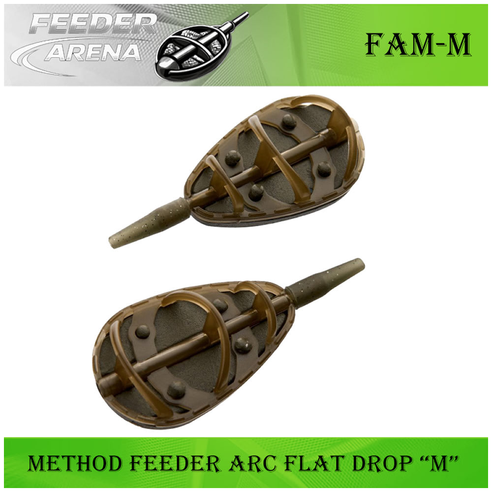 Method FEEDER ARENA Feeder Arc Flat Drop M 33-75mm, 80g, 1buc/pac