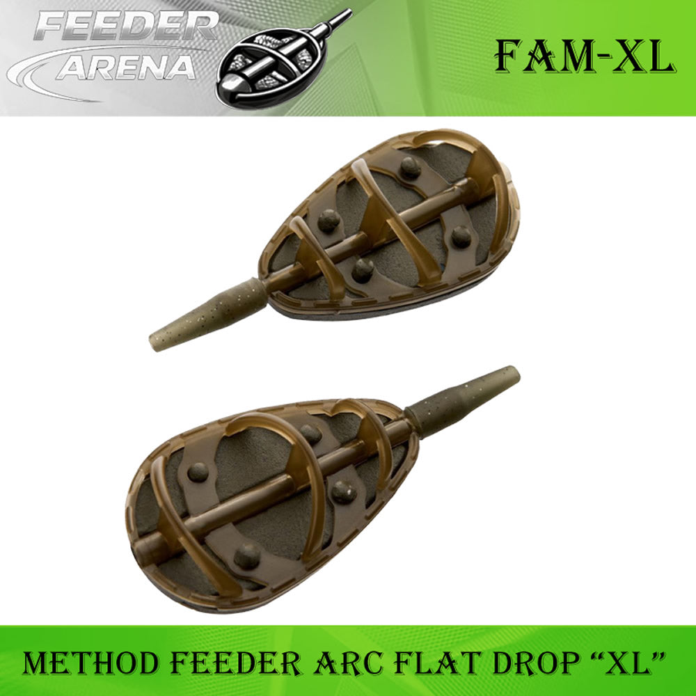 Method FEEDER ARENA Feeder Arc Flat Drop XL 30-100mm, 70g, 1buc/pac