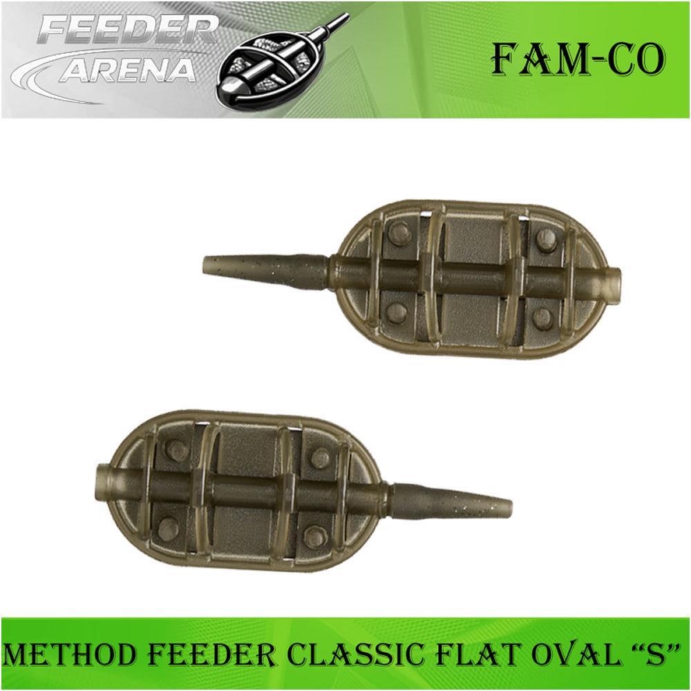 Method FEEDER ARENA Feeder Clasic Flat Oval S 28-75mm 1buc/pac