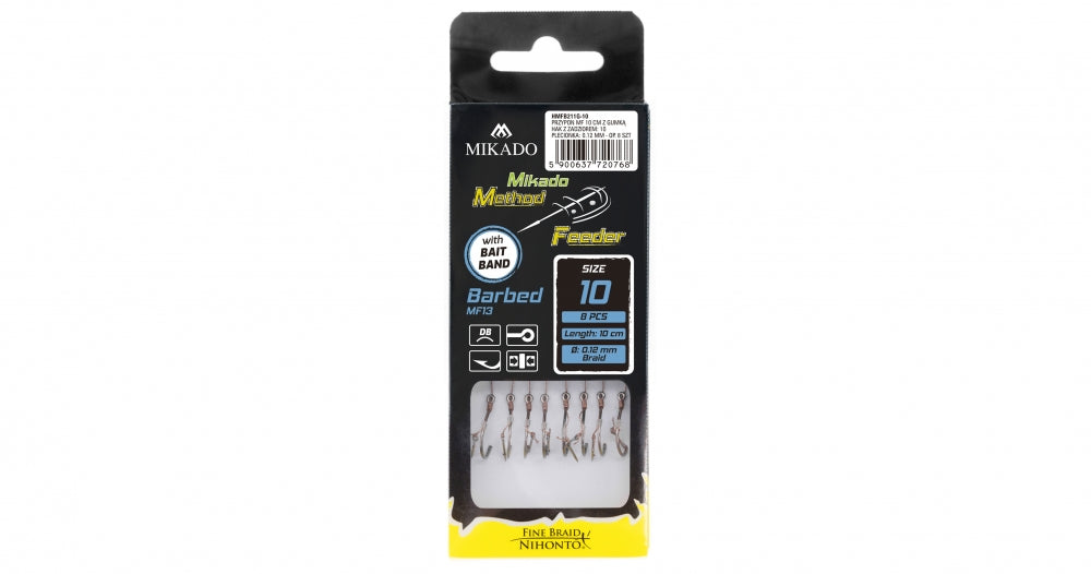 Method Feeder Rig - Ac De Momeala - Carlig Nr.8 / Fir Textil 0.14Mm/10Cm - 8Buc-Hmfb213I
