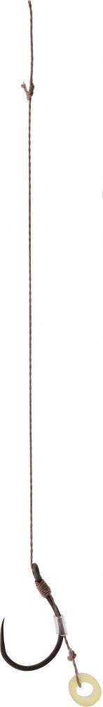 Method Feeder Rig-Band-Carlig Fara Barbeta Nr. 12 / Fir Textil 0.12Mm/10Cm - 8 Buc