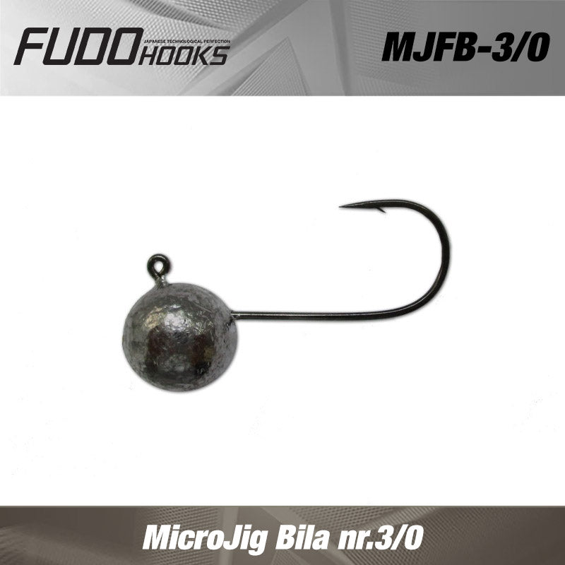 Micro Jig Fudo Bila nr.3/0 BN black nickel 5gr 7buc/plic