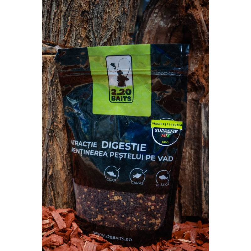 Micropelete 220baits 2.3.4.6 MM Mix 800 GR