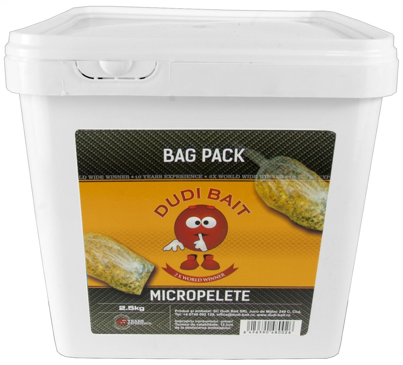  Micropelete Dudi Bait Bag Pack, 2.5kg Amestec de Micropelete + 1 Flacon 250ml Atractant Lichid