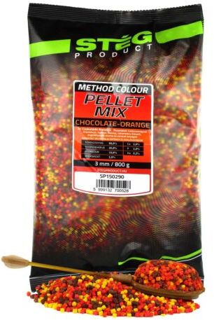 Micropelete STEG Pellet Mix, Cicolata Portocale, 3mm, 800m