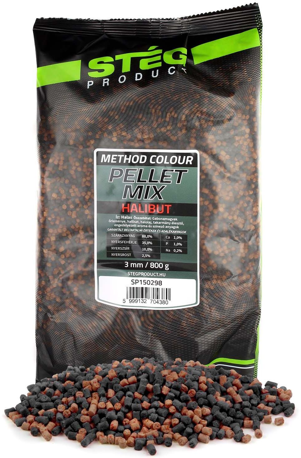 Micropelete STEG Pellet Mix, Halibut, 3mm, 800m