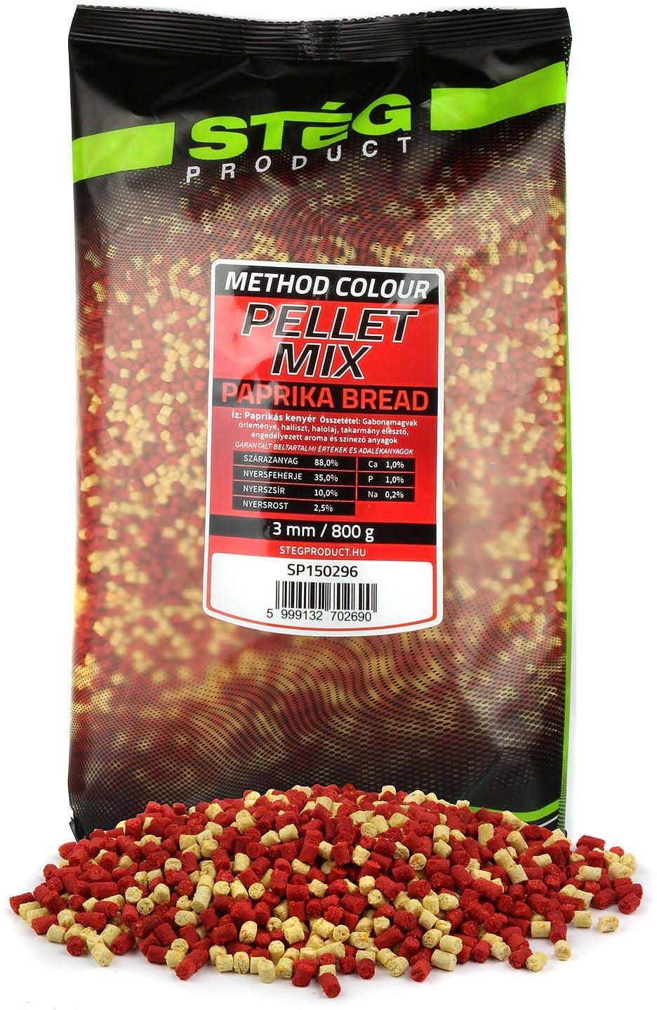 Micropelete STEG Pellet Mix, Paprika, 3mm, 800m