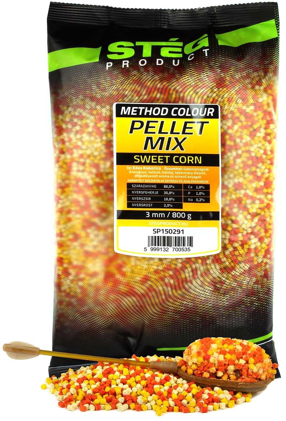 Micropelete STEG Pellet Mix, Sweet Corn, 3mm, 800m