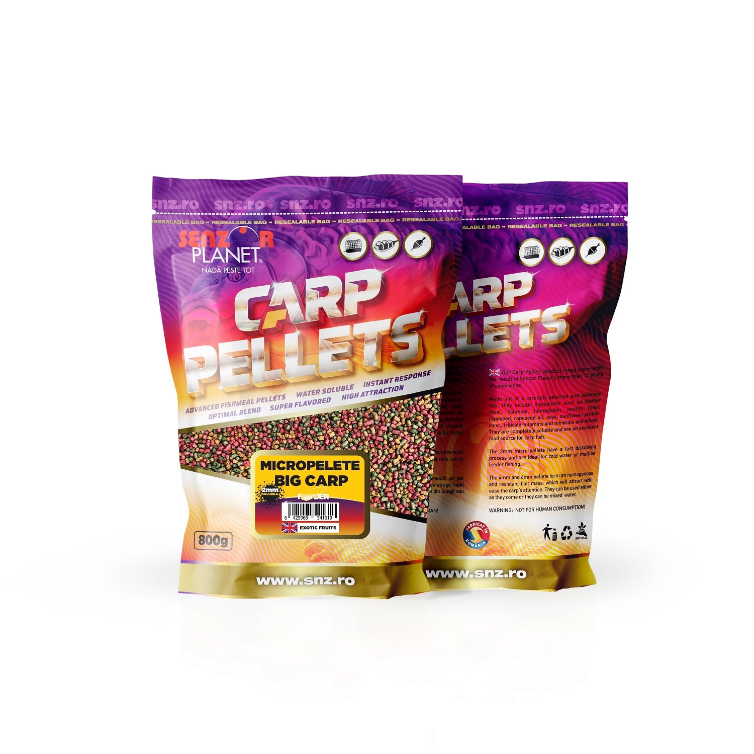  Micropelete Senzor Big Carp 2mm 800g