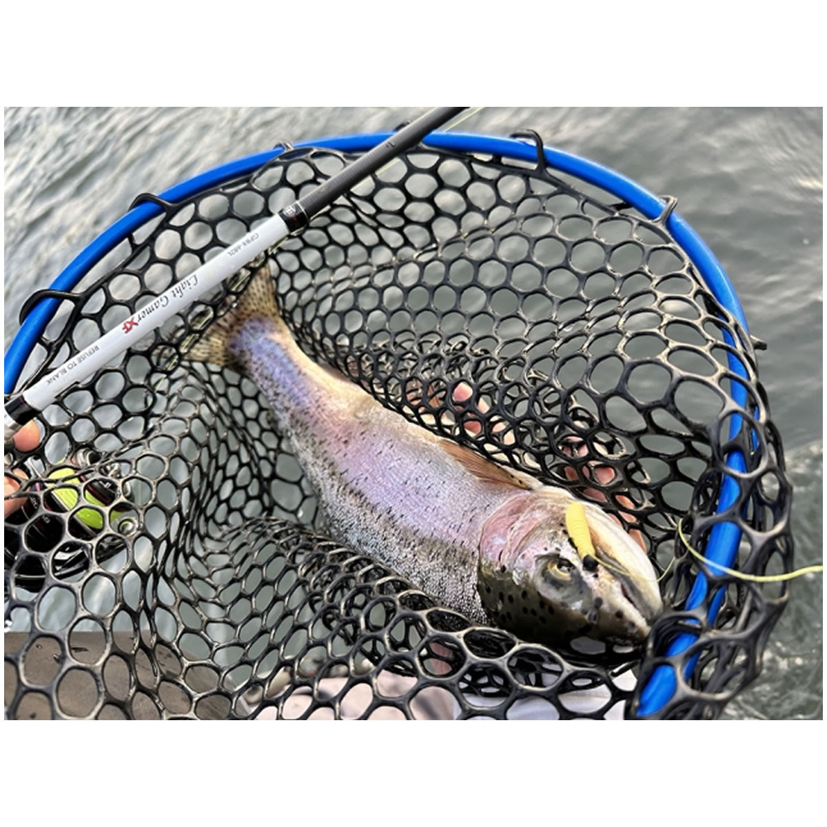 Minciog RTB Rubber Landing Net Black and Blue, 30x35cm