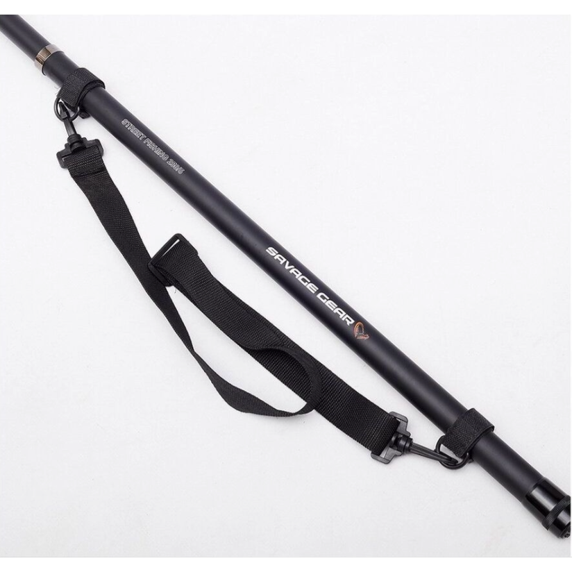 Minciog Telescopic SAVAGE GEAR cu Plasa Cauciucata Street Fishing, 50x45x45cm, 250cm