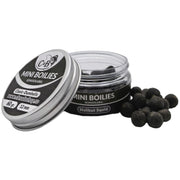 Mini Boilies C&amp;B Semisolubil, Halibut Squid, Negru, 12mm, 60g