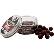 Mini Boilies C&amp;B Semisolubil, Squid Cranberry, Rosu, 12mm, 60g
