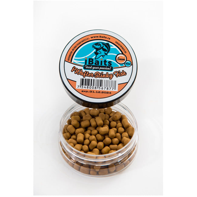 Mini Dumbell Critic Echilibrat iBaits iWafter Stinky Fish 5mm 40ml/borcan