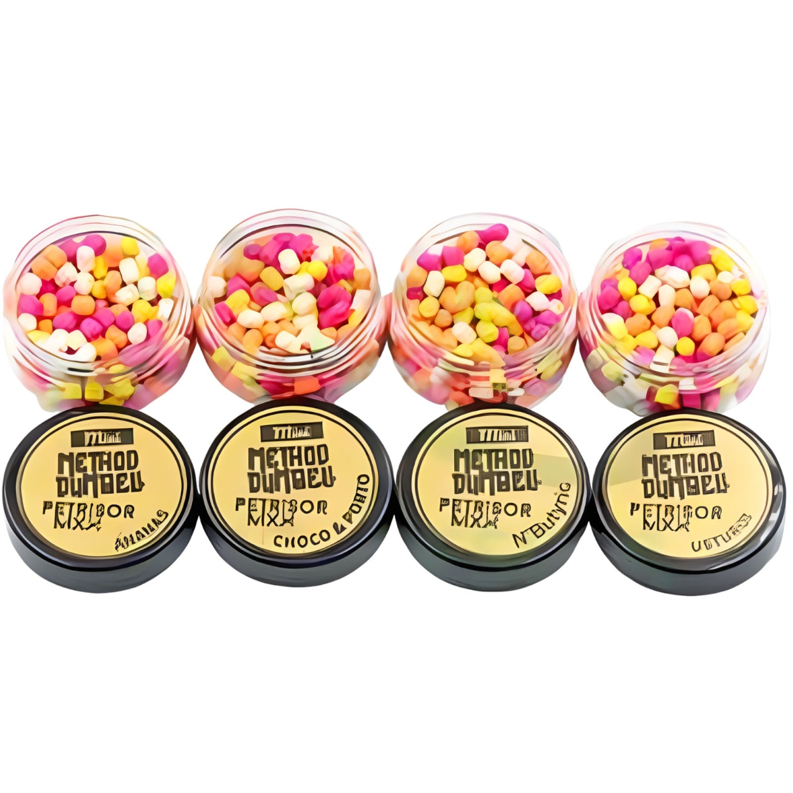 Mini Method Dumbell Petrisor Mix, Choco Portocala, 15g, 6 mm