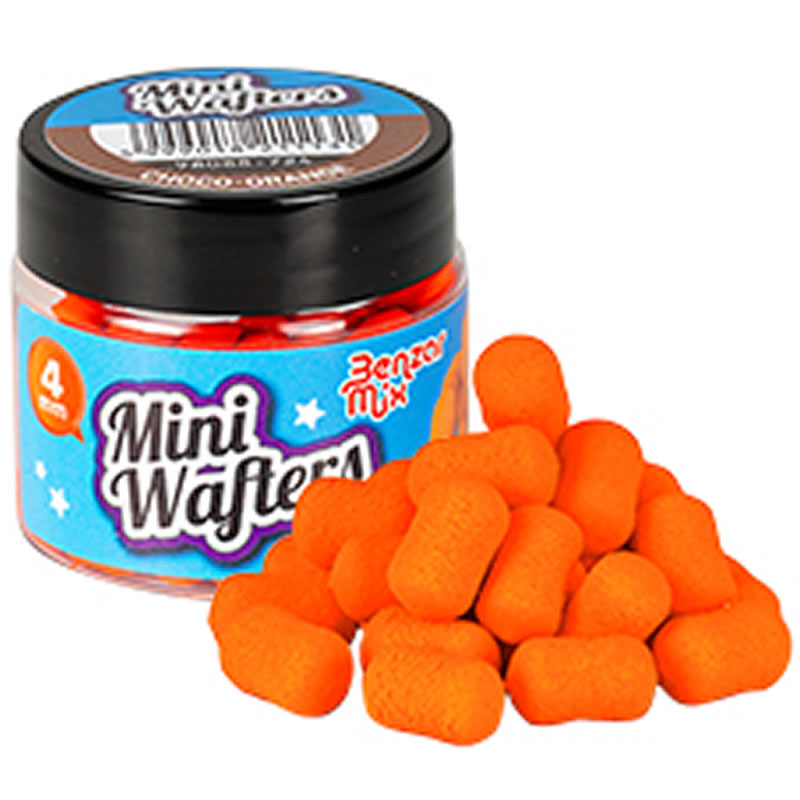 Mini Wafters Benzar Mix, Ciocolata &amp; Portocala, 4mm