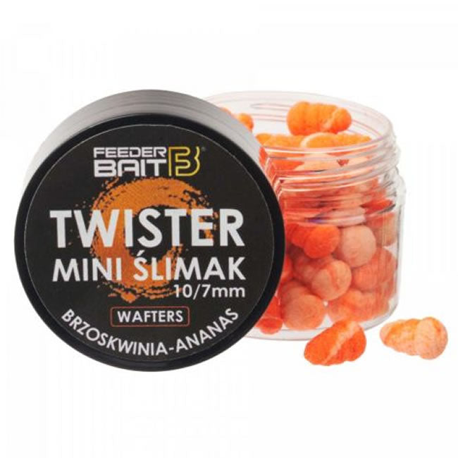 Mini Wafters Feeder Bait Twister, R72 - Persica &amp; Ananas, 10-7mm 