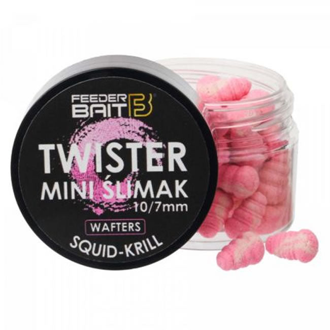  Mini Wafters Feeder Bait Twister, Squid  &amp;Krill, 10-7mm