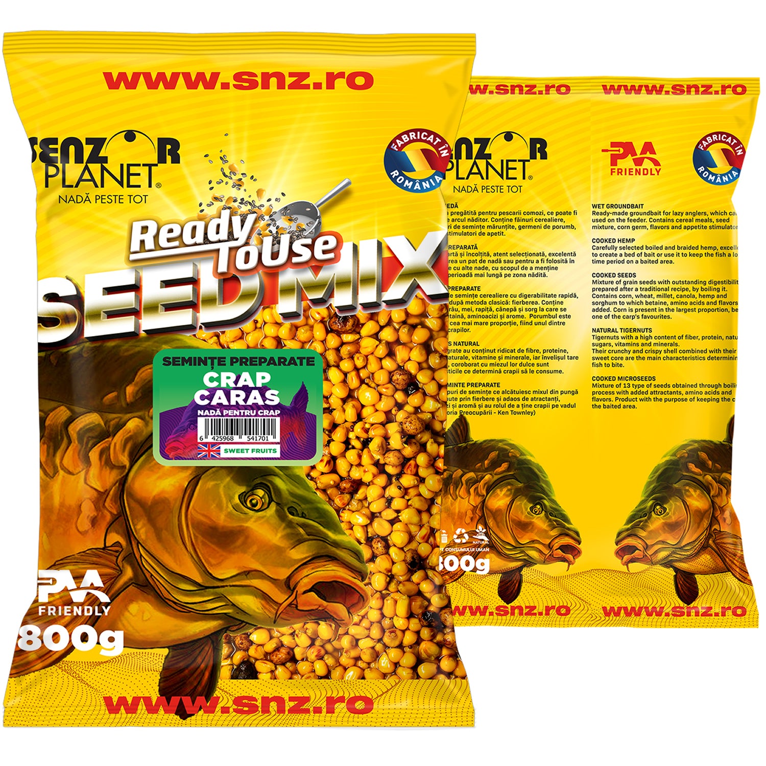 Mix Seminte SENZOR Crap Caras, 800g