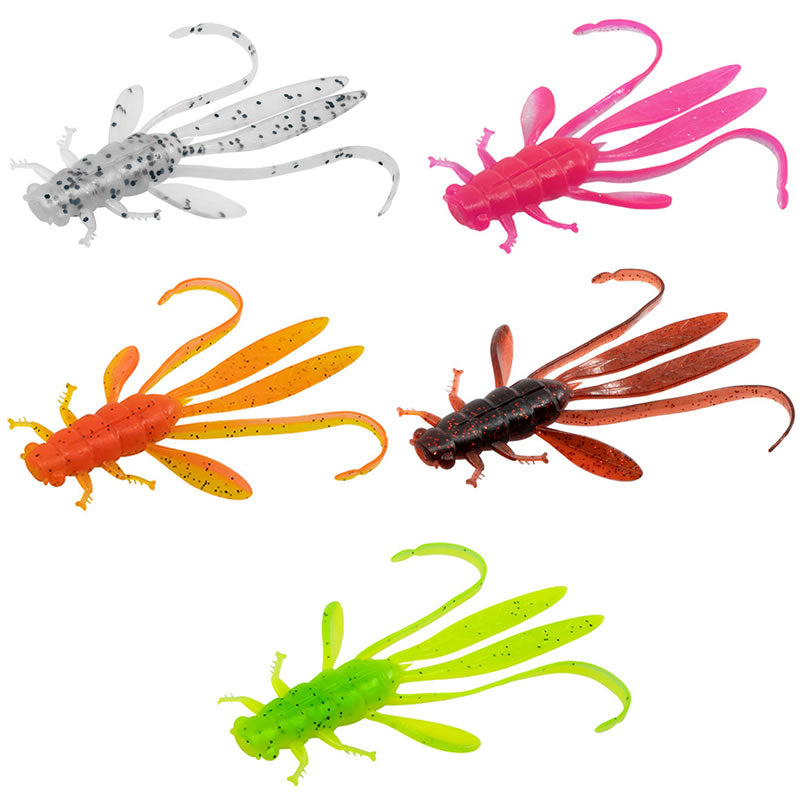 Mix Top Năluci Nimfa Delphin MANYA UVs Pearl + Candy + Firedot + Reactor + Brick, 10.5cm, 5buc/pac