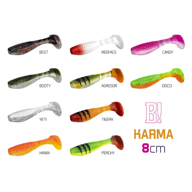 Mix top naluci Delphin KARMA UVs  5buc 8cm  Perchy-Redface-Candy-Hawai-Best