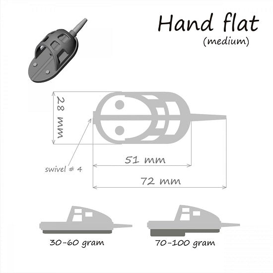 Momitor Orange Method Hand Flat DF450 50gr