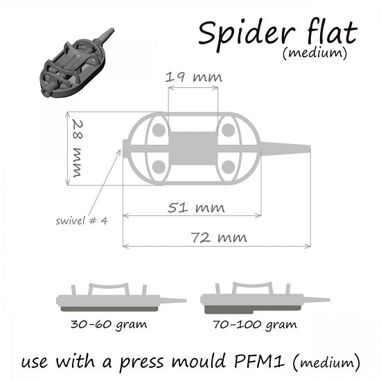 Momitor Orange Method Spider Flat Bulk