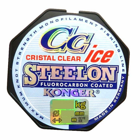 Monofilament Konger Steelon Ice Cristal Clear Fluoro. 50m