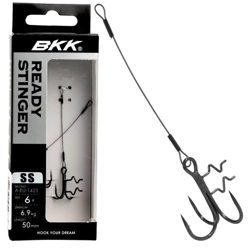 Montrura BKK Spear Stinger 7x7 Wire Zander Ready Stinger Rig 0.36mm 7kg 2buc