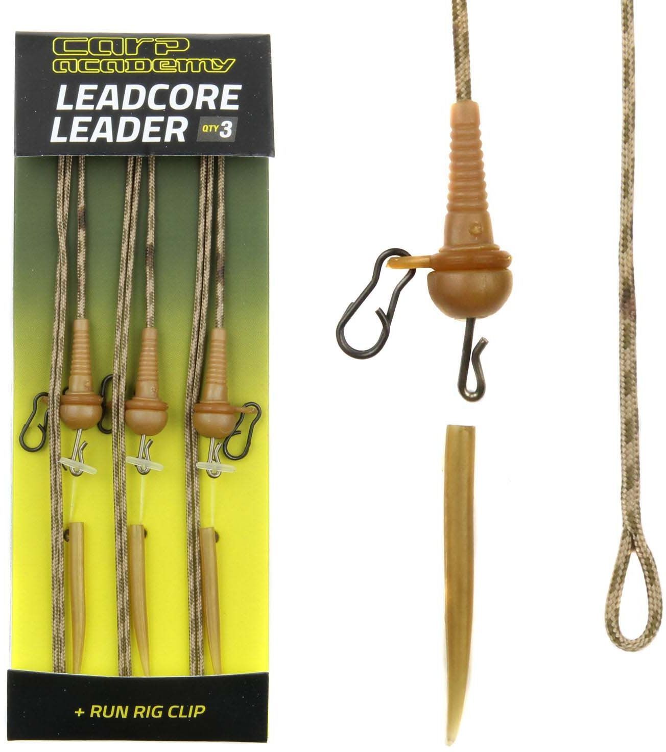 Montura Carp Academy Leadcore Running Rig, 3buc/pac