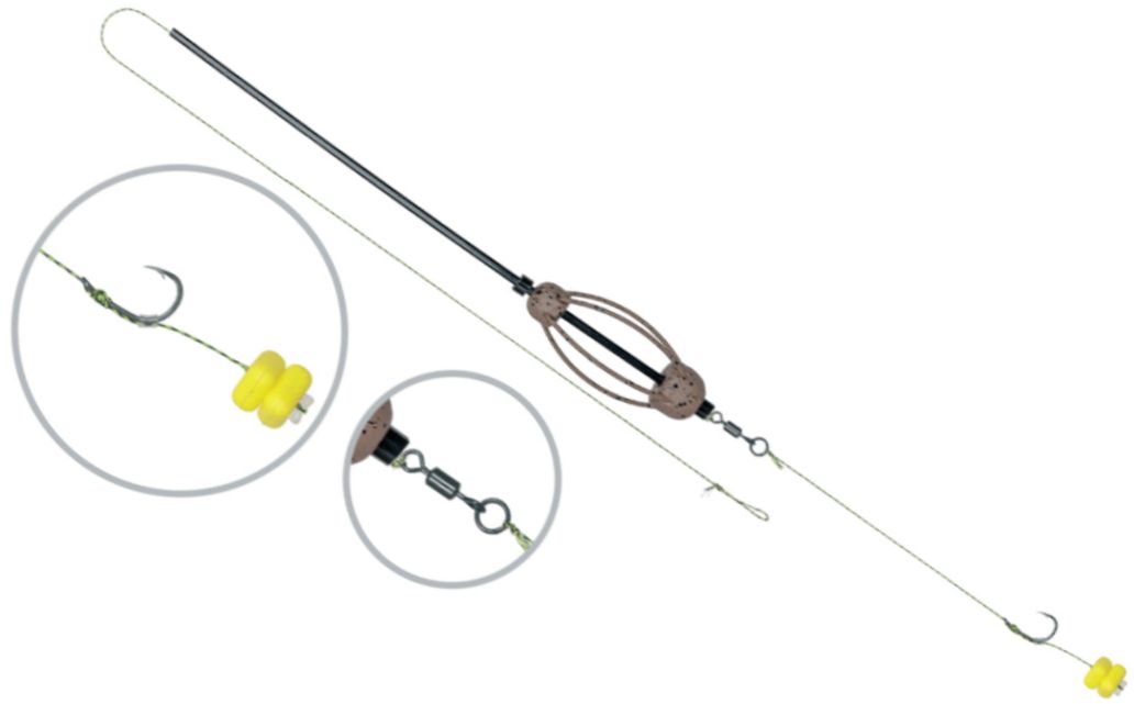 Montura Carp Zoom Complete Feeder Rig Nr.6 70cm 1buc/plic