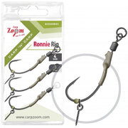 Montura Carp Zoom Ronnie Rig 3buc/pac