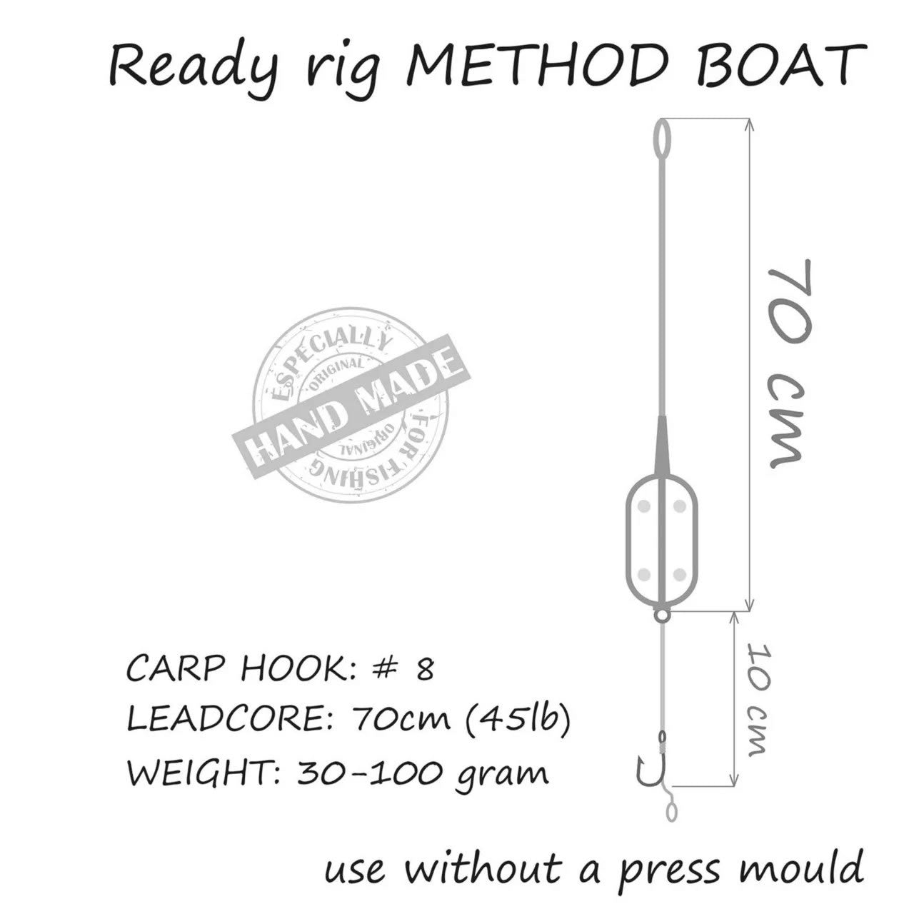 Montura Crap Orange Method Boat Nr.4