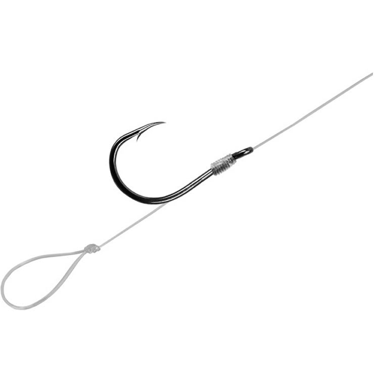 Montura Delphin FLR Loop 8cm, 0.22mm, BARB Nr.8, 6buc/pac