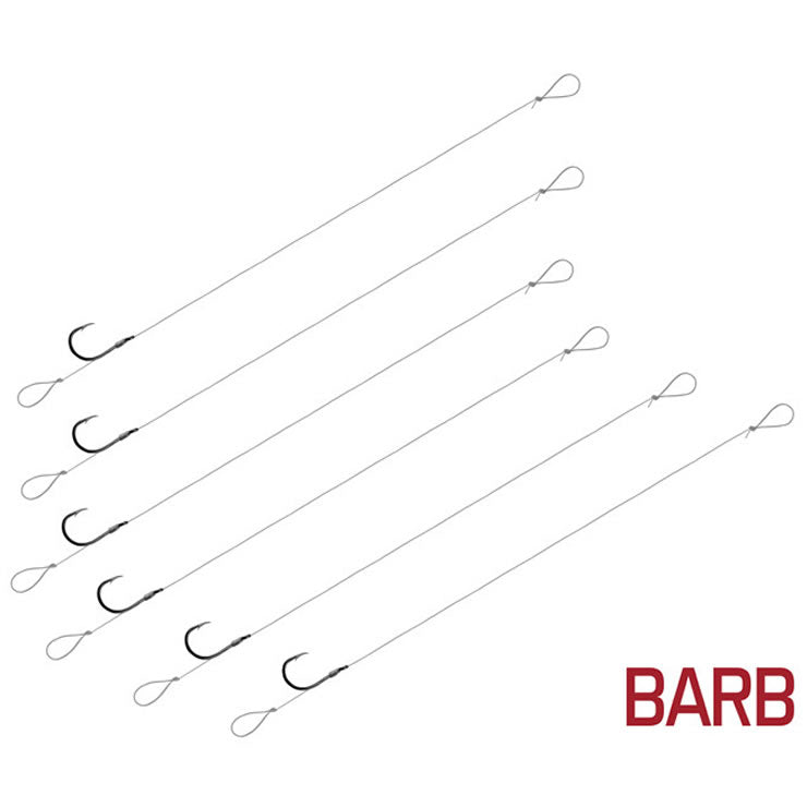 Montura Delphin FLR Loop 8cm, 0.22mm, BARB Nr.8, 6buc/pac