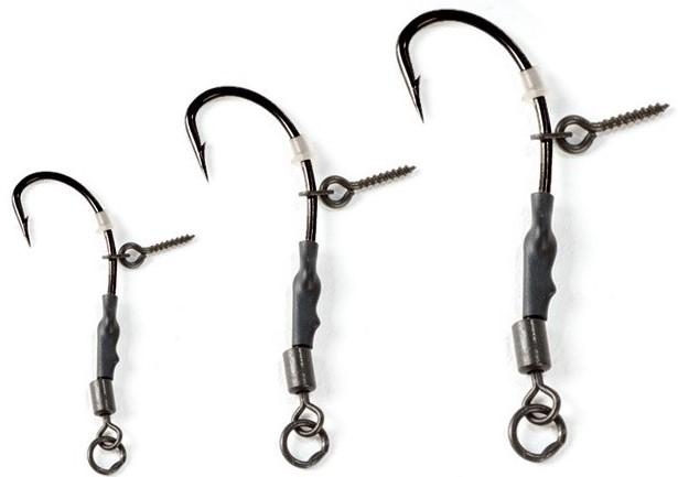 Montura Extra Carp Ronnie Rig Cu Surub, Nr.4, 3buc/plic
