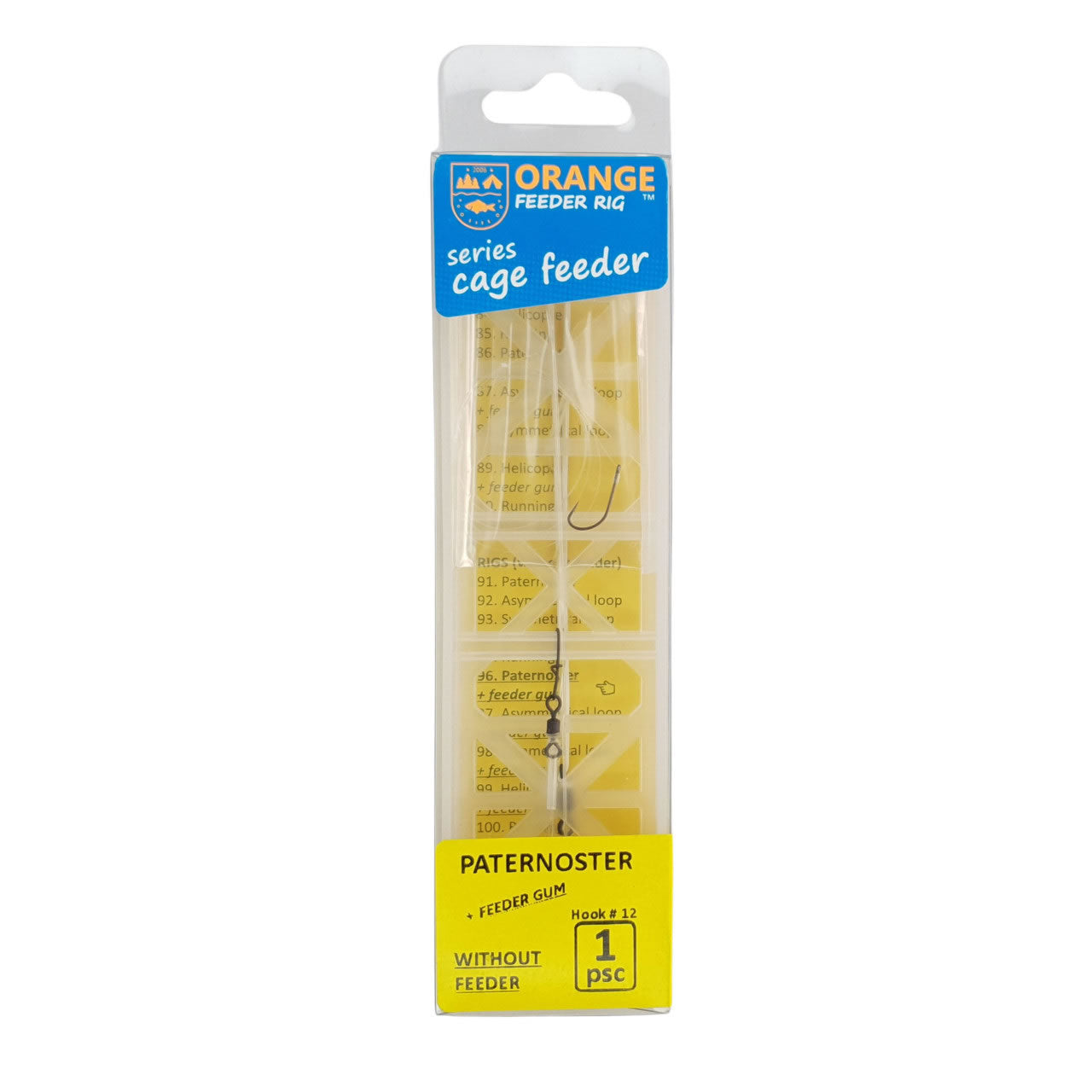 Montura Feeder Orange FR0096 Paternoster cu Feeder Gum 10lb, Carlig no.12, 1buc/pac