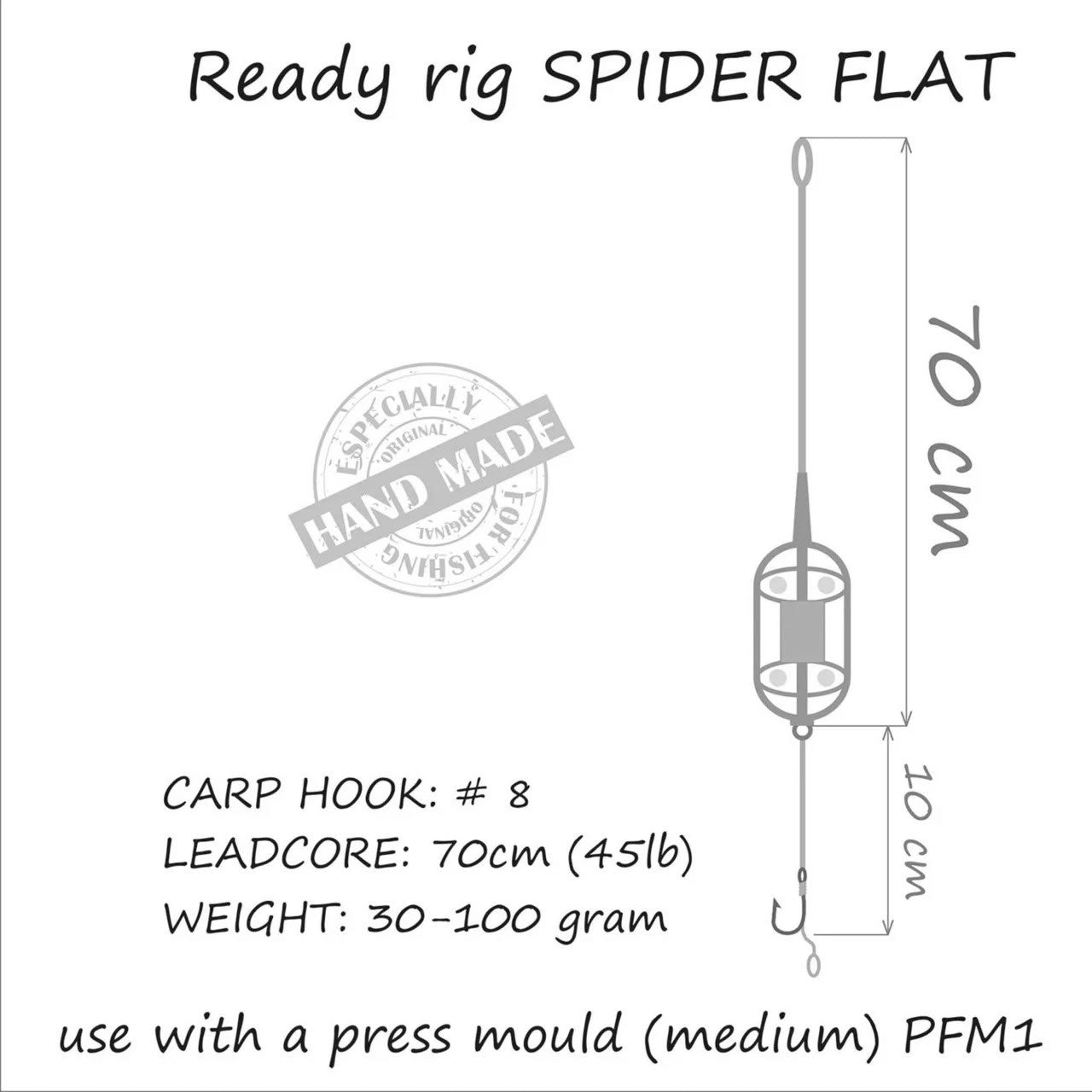 Montura Feeder Orange Method Spider Flat No.4